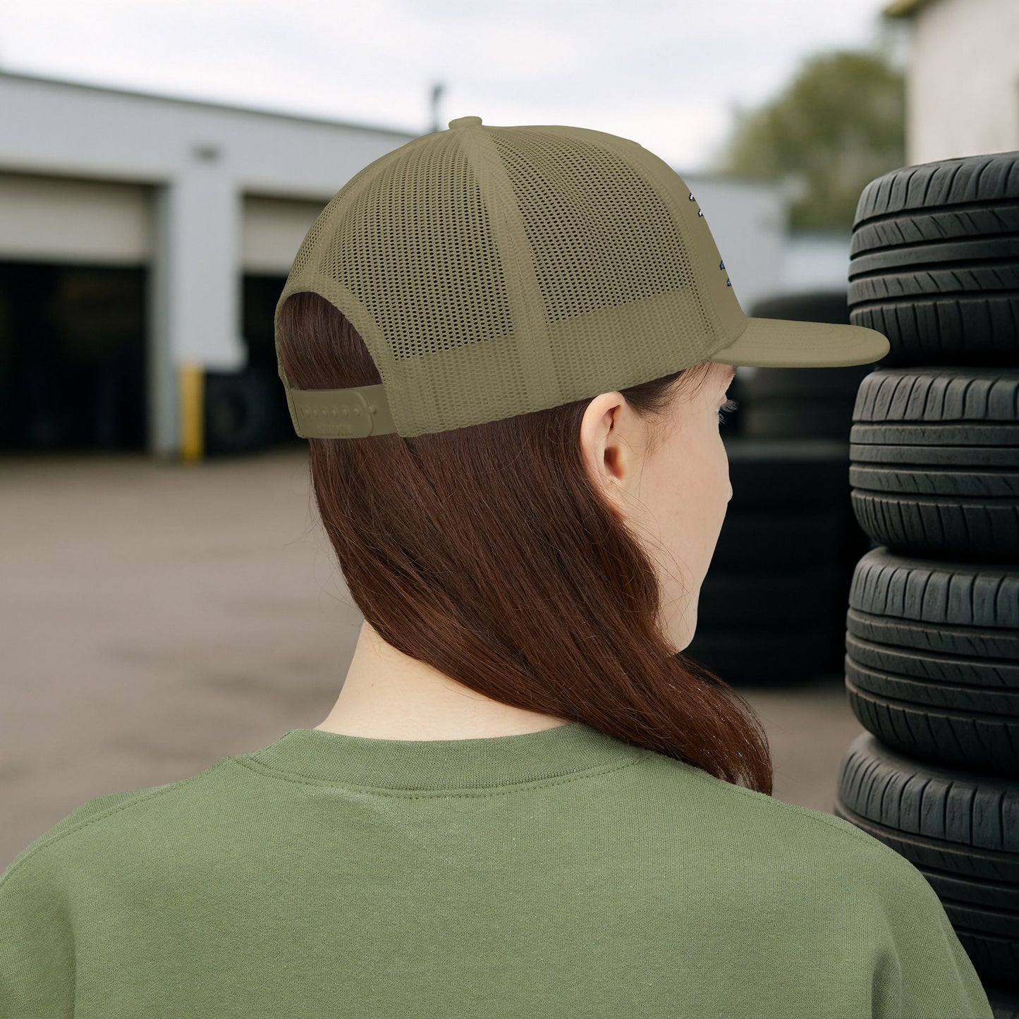 “My Boyfriend Builds Shit” Wife Hat, Trades Spouse Embroidered Cap