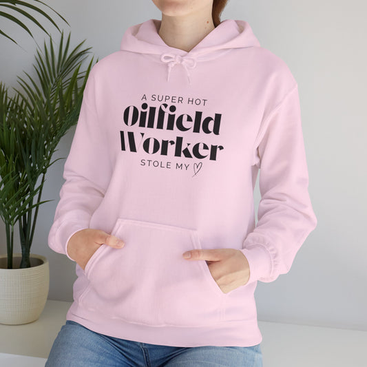 'Superhot Oilfield Worker Stole My Heart' Sweater - Funny Spouse, Wives, Girlfriends Sweater