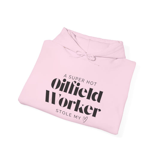 'Superhot Oilfield Worker Stole My Heart' Sweater - Funny Spouse, Wives, Girlfriends Sweater
