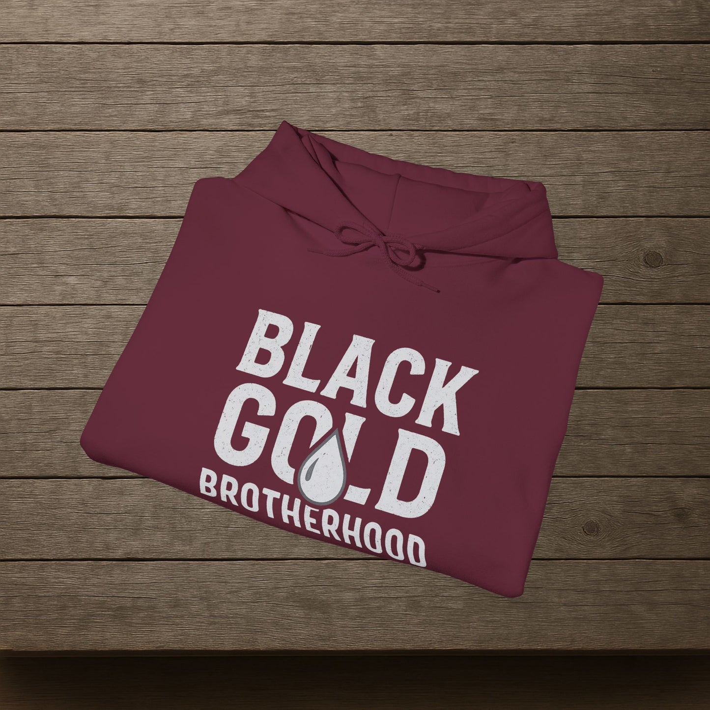 'Black Gold Brotherhood' Hoodie, Motivational Sweater