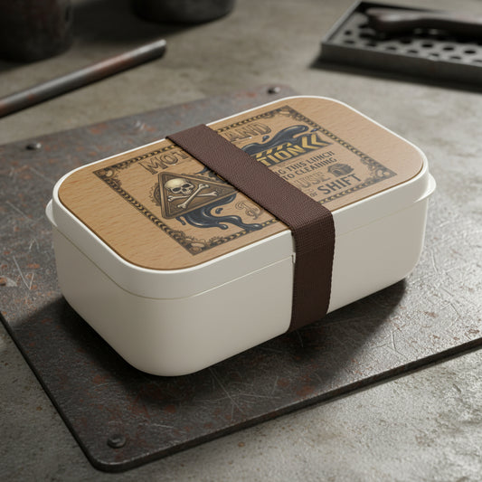 'Cleaning The Doghouse All Shift' Lunch Box, Motorhand Funny Food Storage