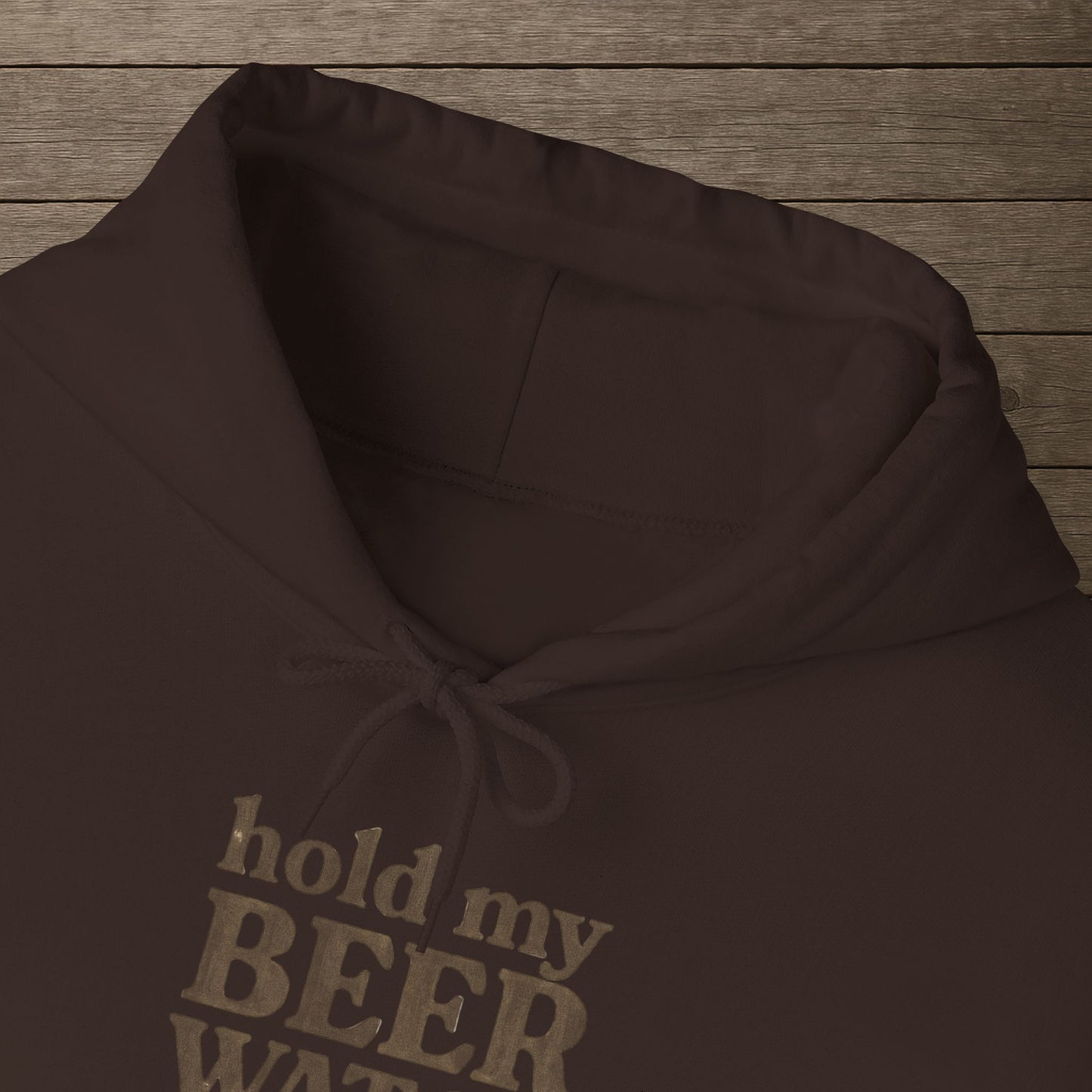 'Hold My Beer, Watch This' Men's Hoodie, Funny Sweater
