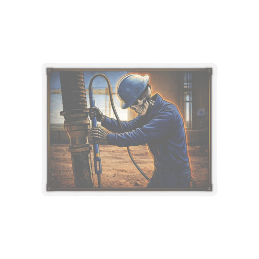 Swamper Action Sticker, Swamping Pride Hardhat Stickers