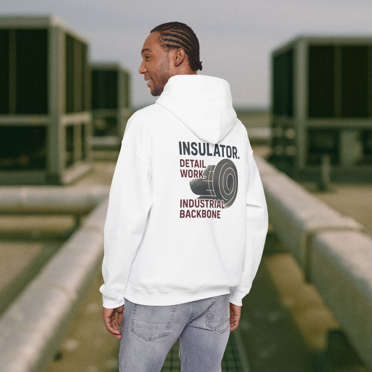 “Insulator Detail Work Industrial Backbone” Hoodie, Insulator Sweater