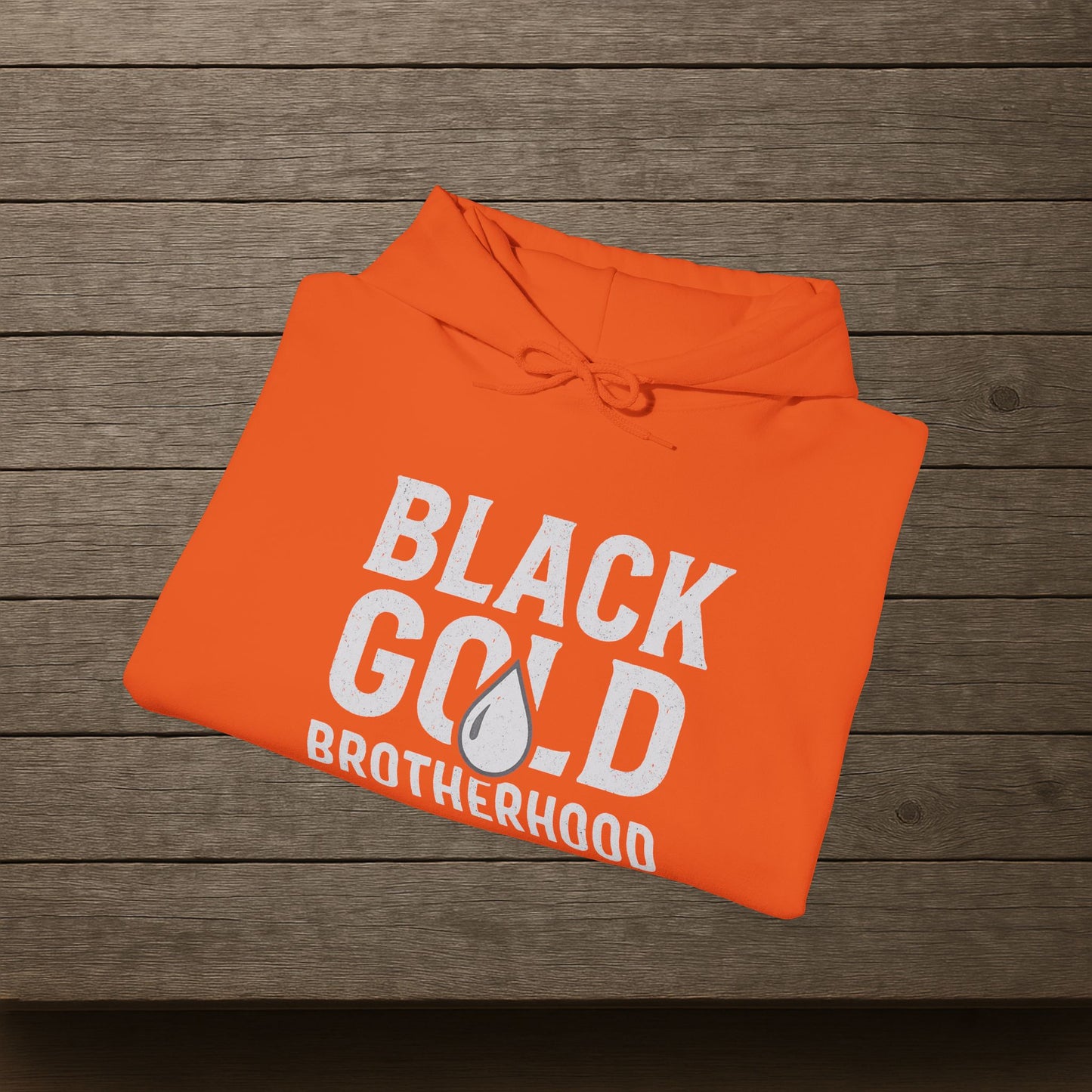 'Black Gold Brotherhood' Hoodie, Motivational Sweater