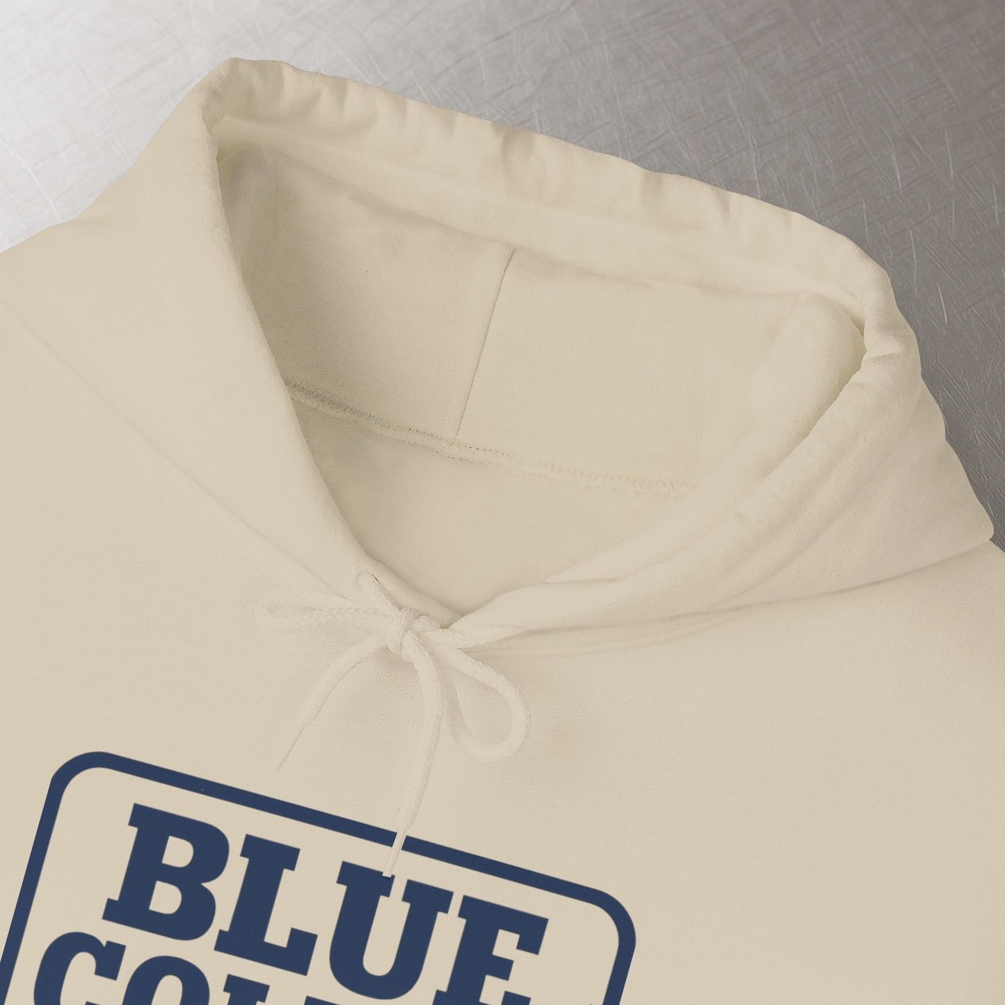 'Blue Collar Trash' Men's Hoodie, Motivational Sweater