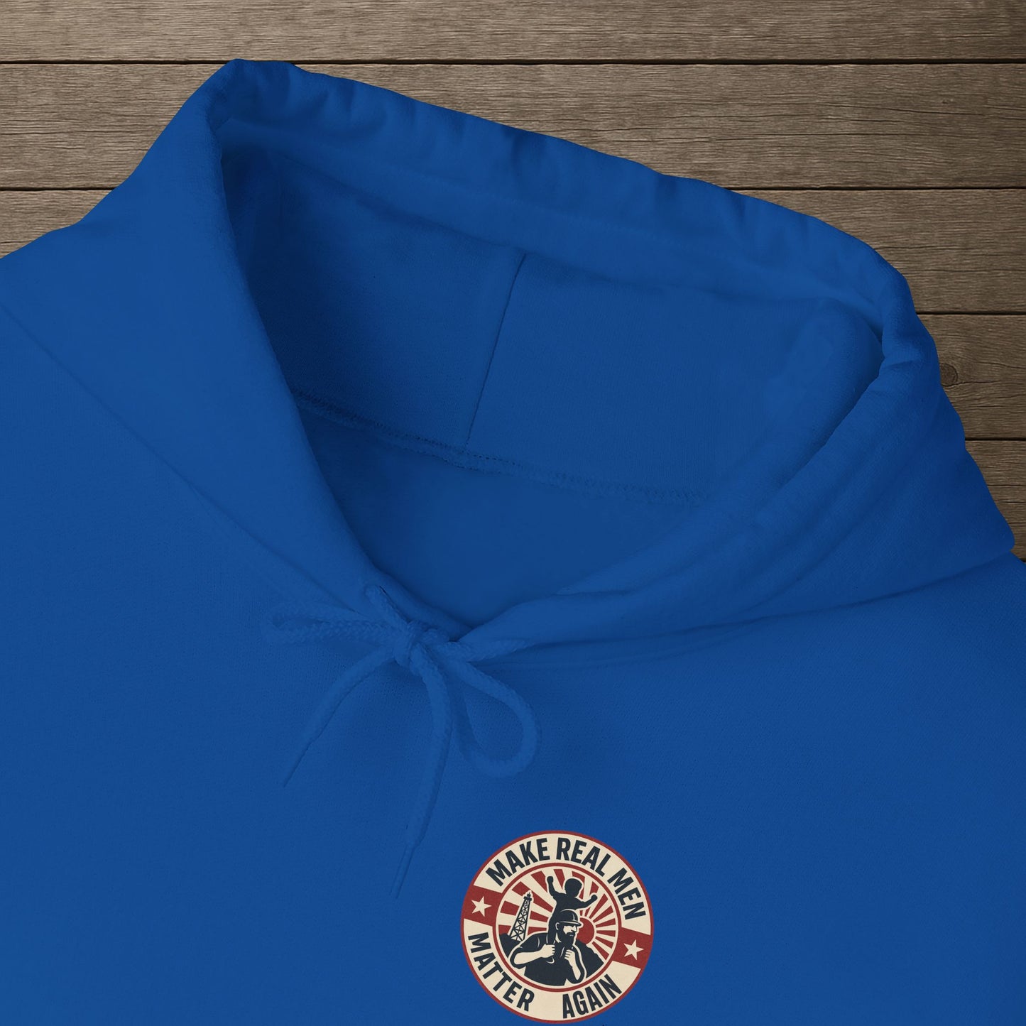 'Make Real Men Matter Again' Men's Hoodie, Motivational Sweater