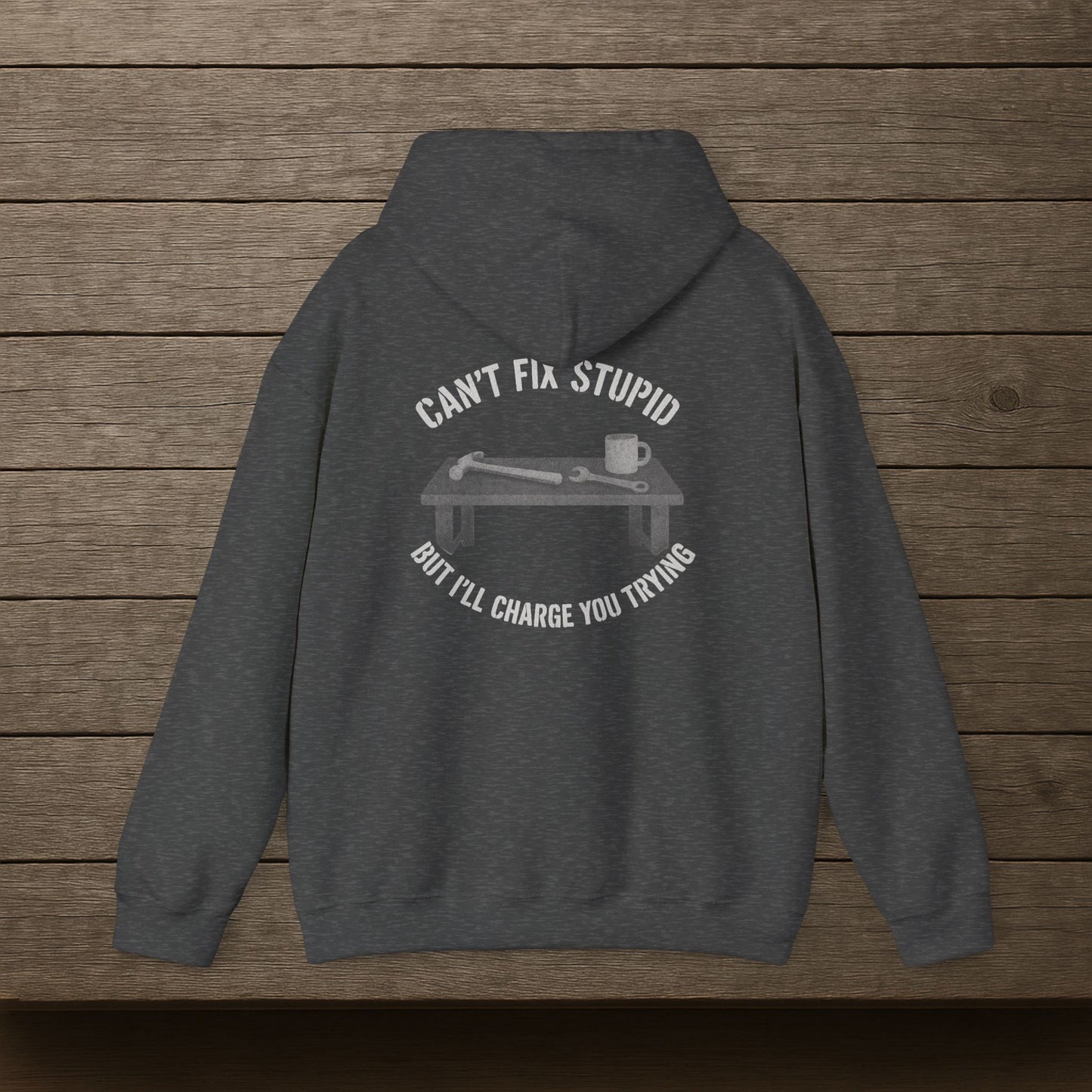'Can’t Fix Stupid, But I’ll Charge You Trying' Hoodie, Motivational Sweater