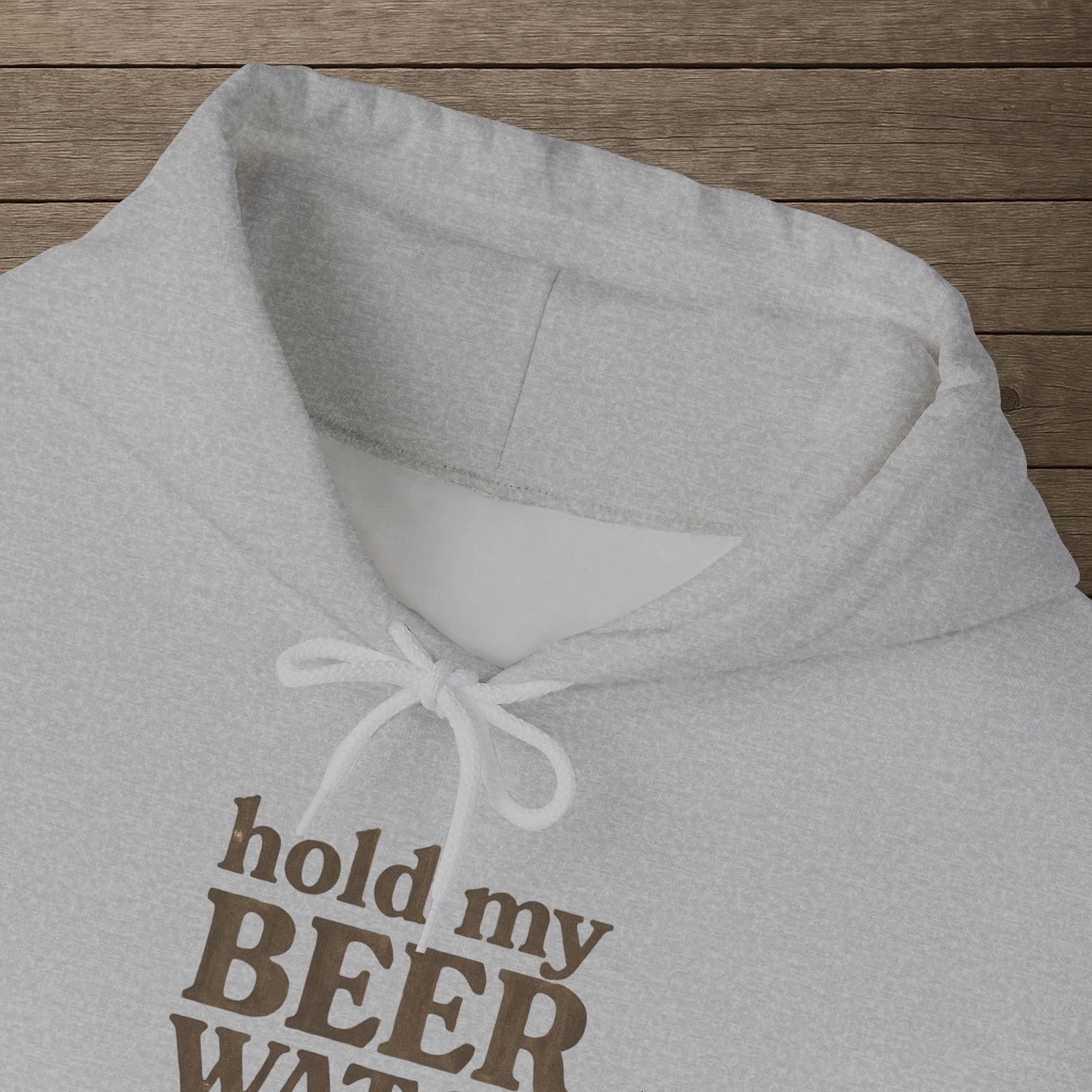 'Hold My Beer, Watch This' Men's Hoodie, Funny Sweater
