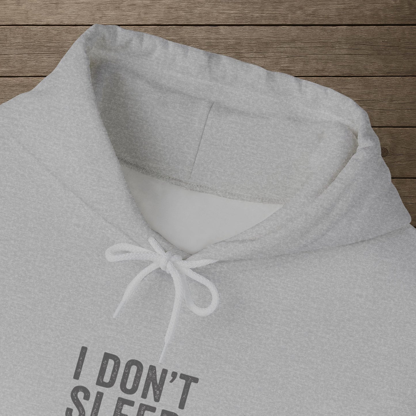 'I Don’t Sleep – I Rotate' Men's Hoodie, Funny Motivational Sweater