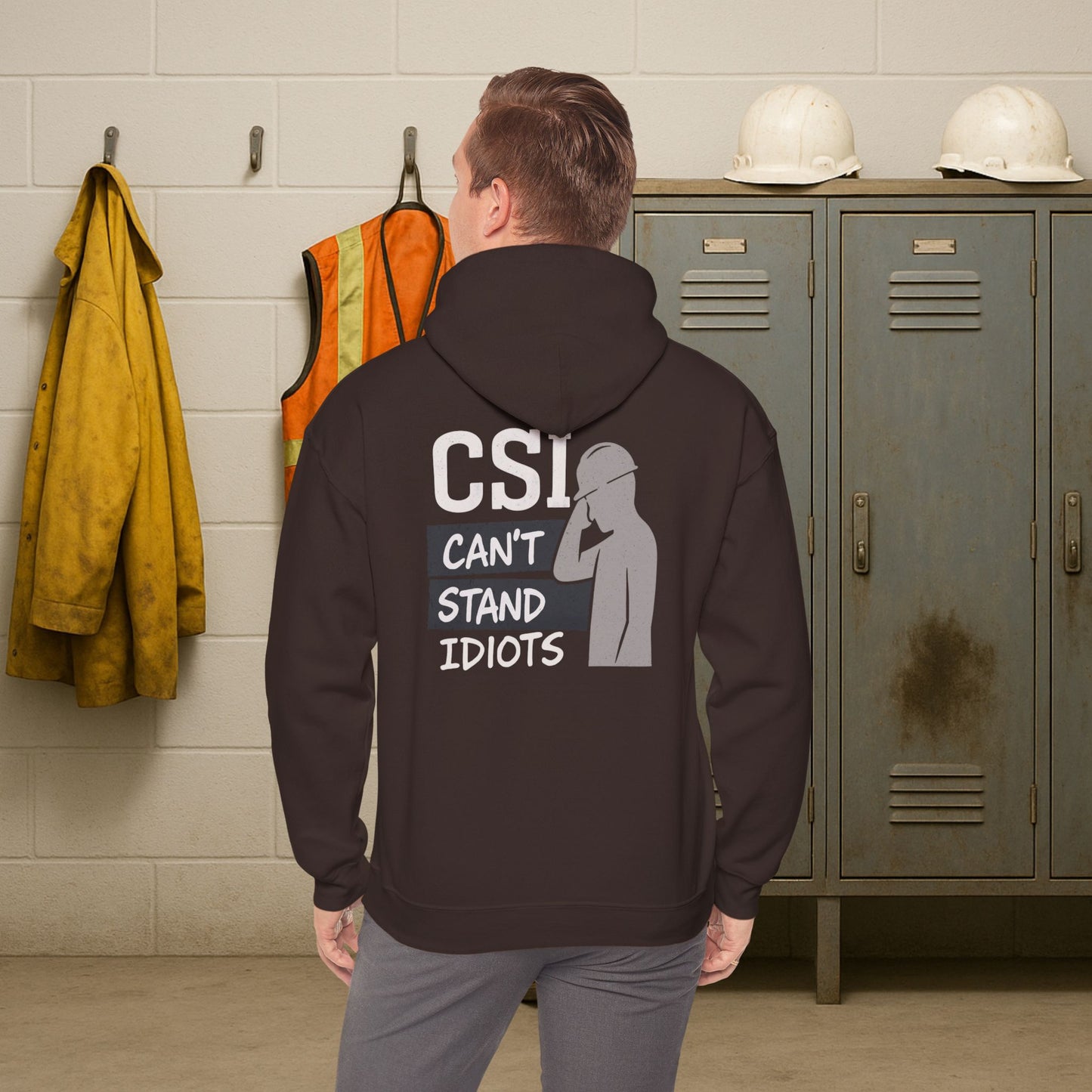 'CSI: Can’t Stand Idiots' Hoodie, Motivational Sweater