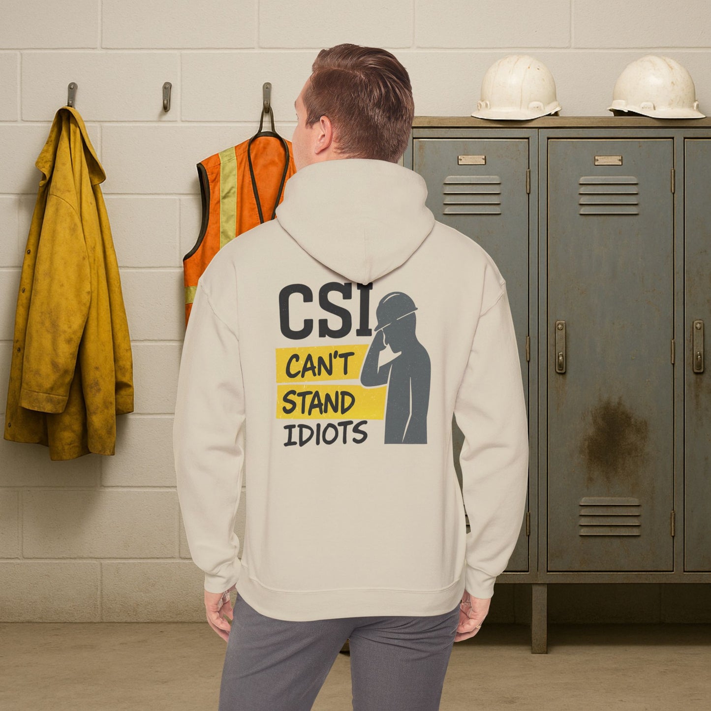'CSI: Can’t Stand Idiots' Hoodie, Motivational Sweater