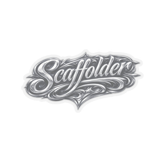 Scaffolder Pride Sticker, Scaffolding Hardhat Stickers