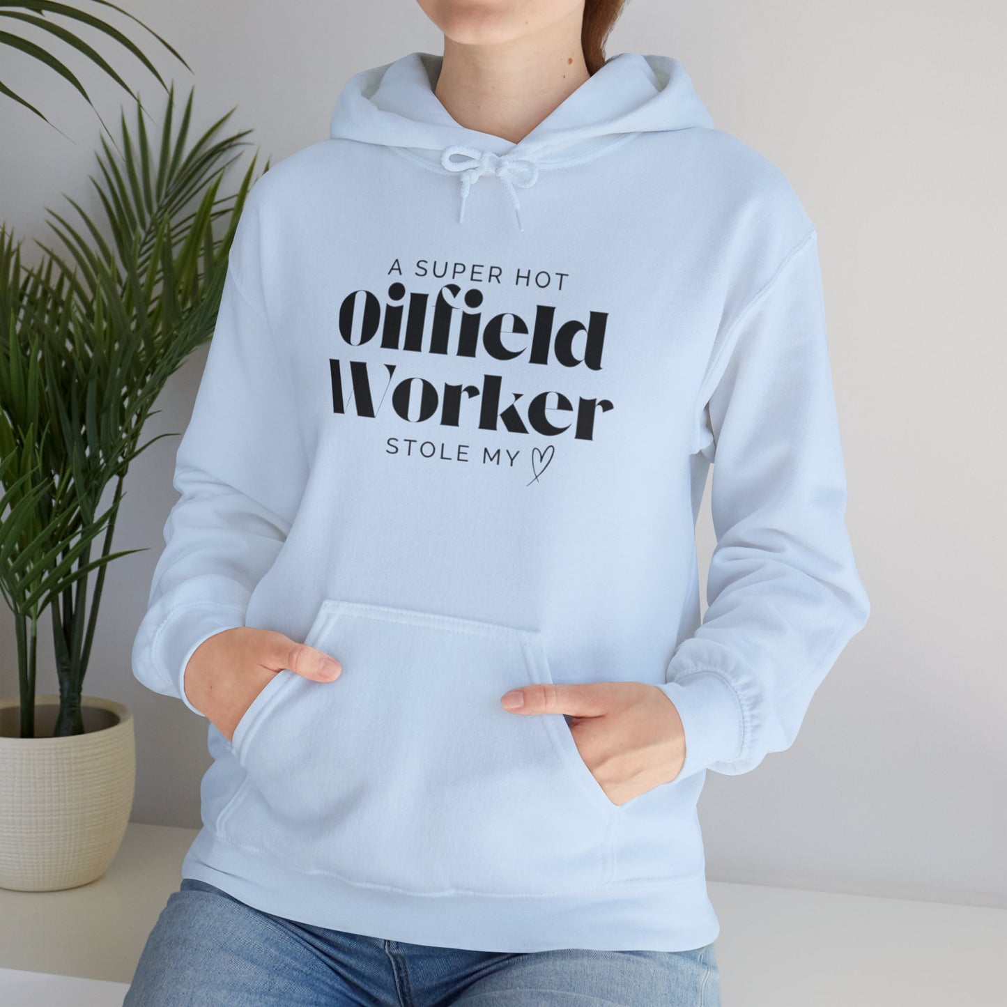 'Superhot Oilfield Worker Stole My Heart' Sweater - Funny Spouse, Wives, Girlfriends Sweater