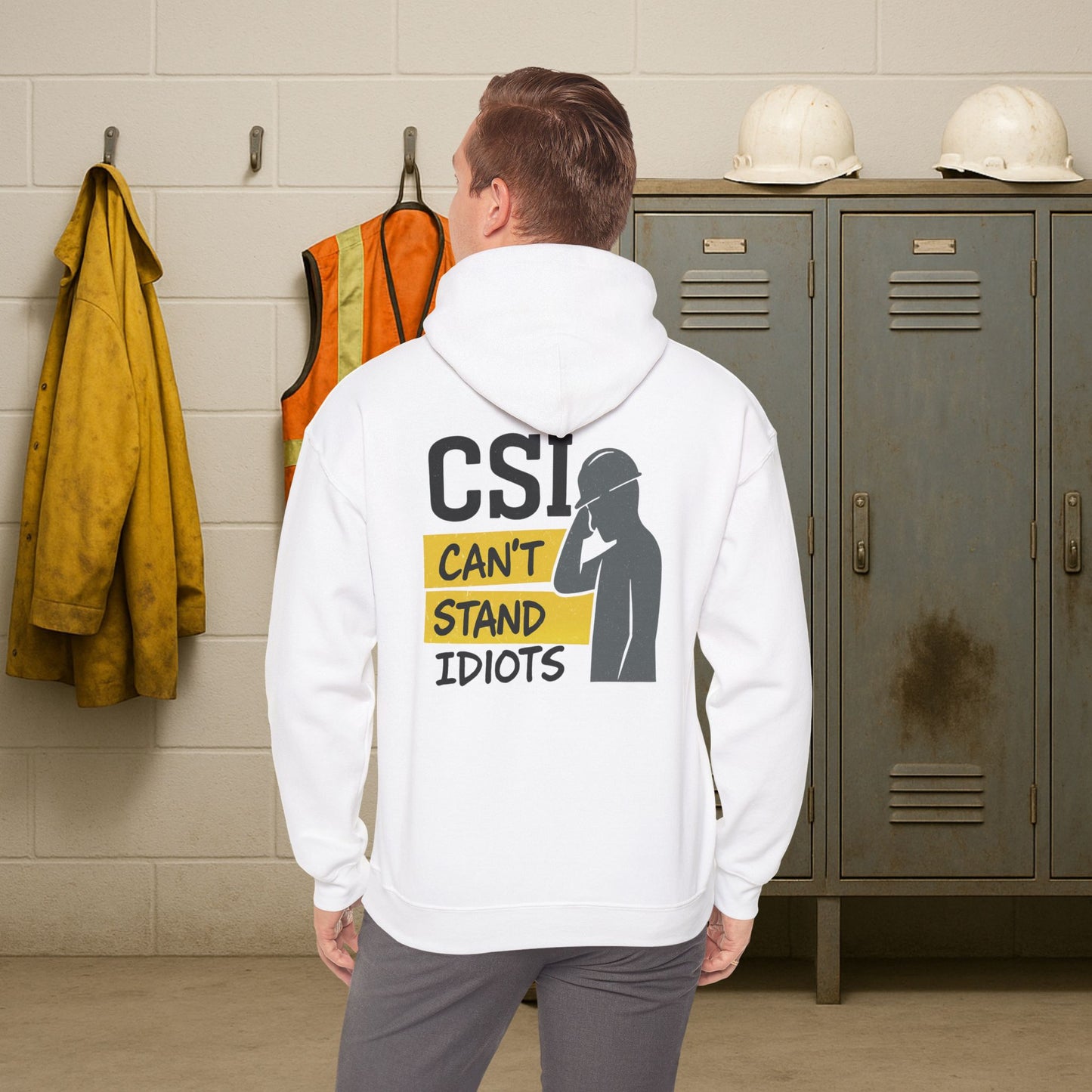 'CSI: Can’t Stand Idiots' Hoodie, Motivational Sweater