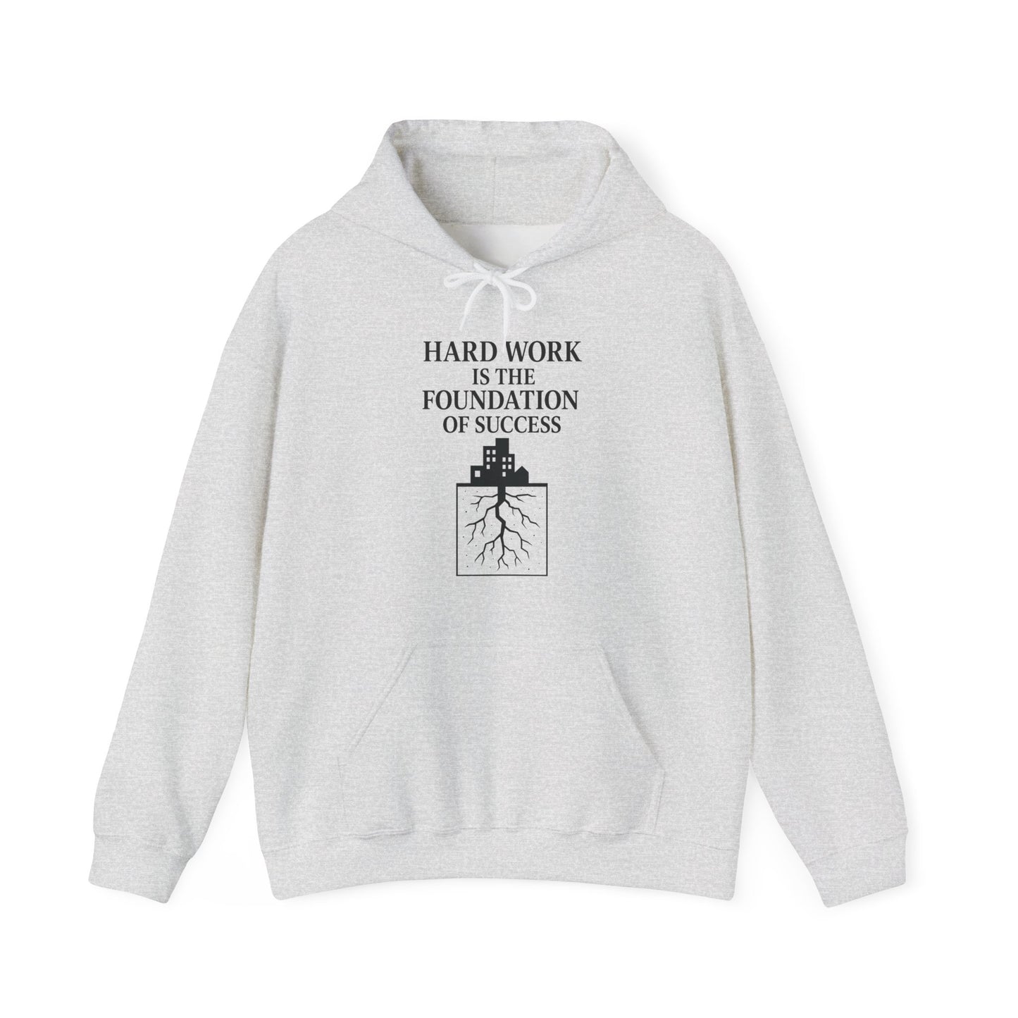 'Hard work is the Foundation of Success' Men's Hoodie, Motivational Sweater