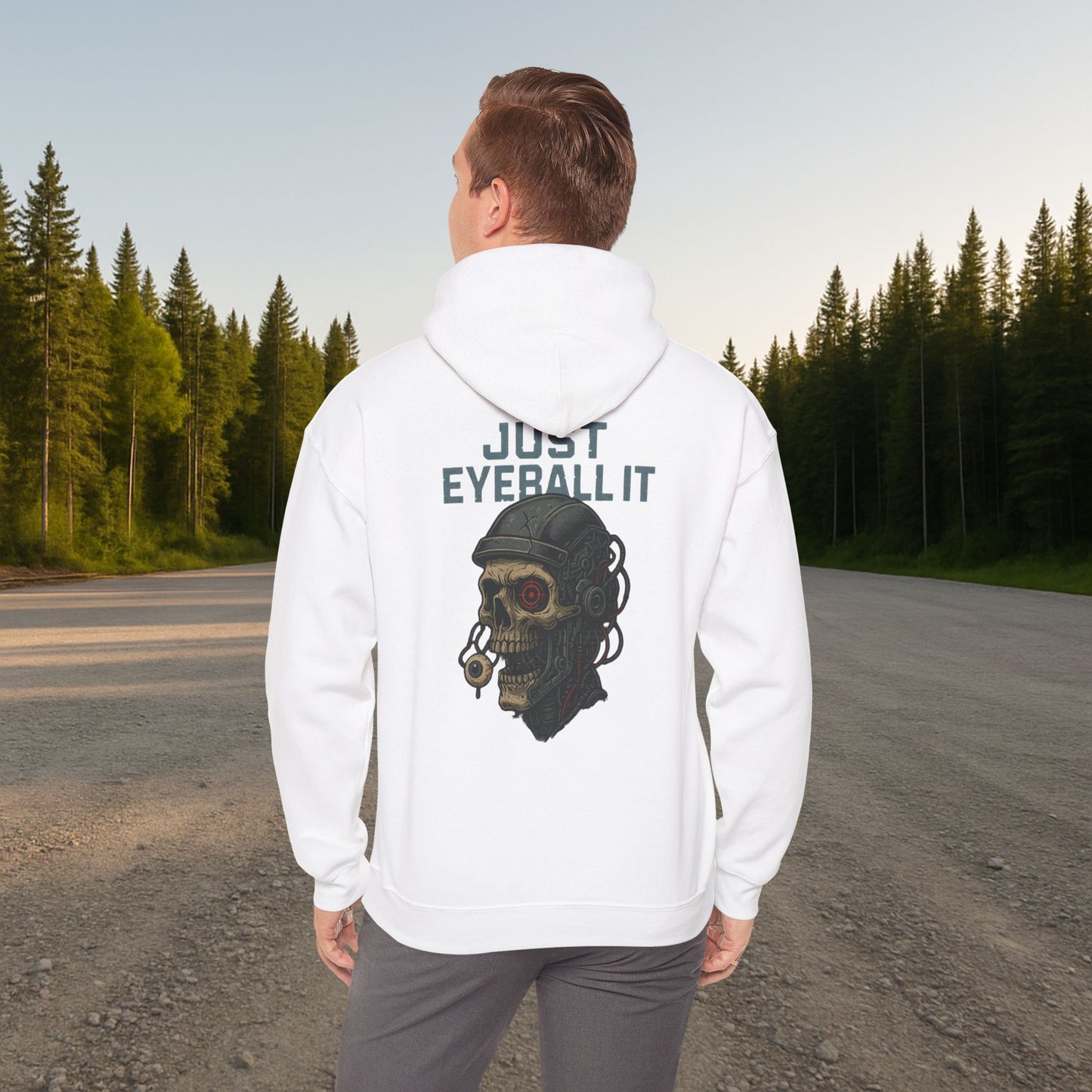 'Just Eyeball It' Hoodie, Funny Sweater