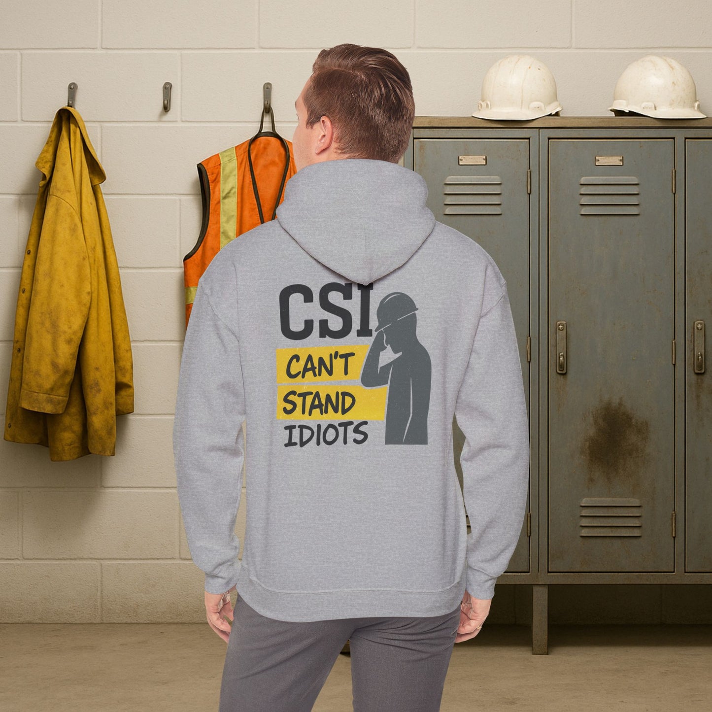 'CSI: Can’t Stand Idiots' Hoodie, Motivational Sweater