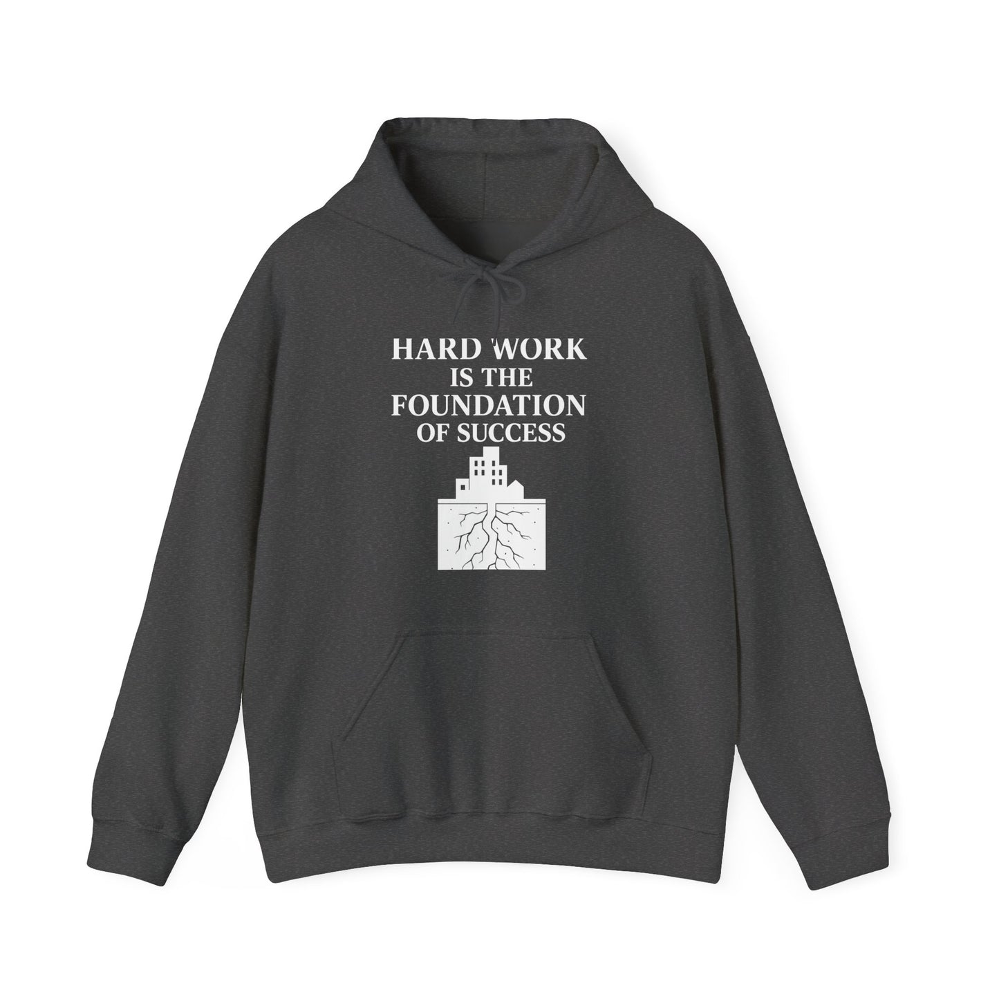 'Hard work is the Foundation of Success' Men's Hoodie, Motivational Sweater