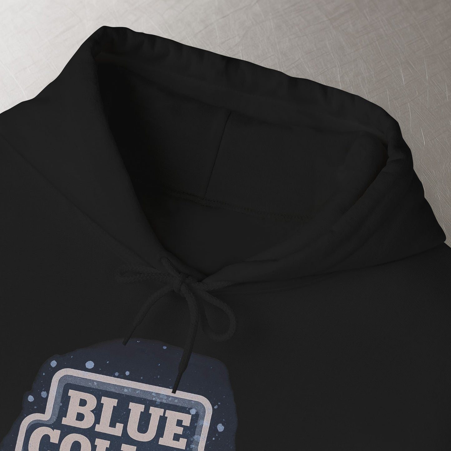 'Blue Collar As Fuck' Hoodie, Motivational Sweater