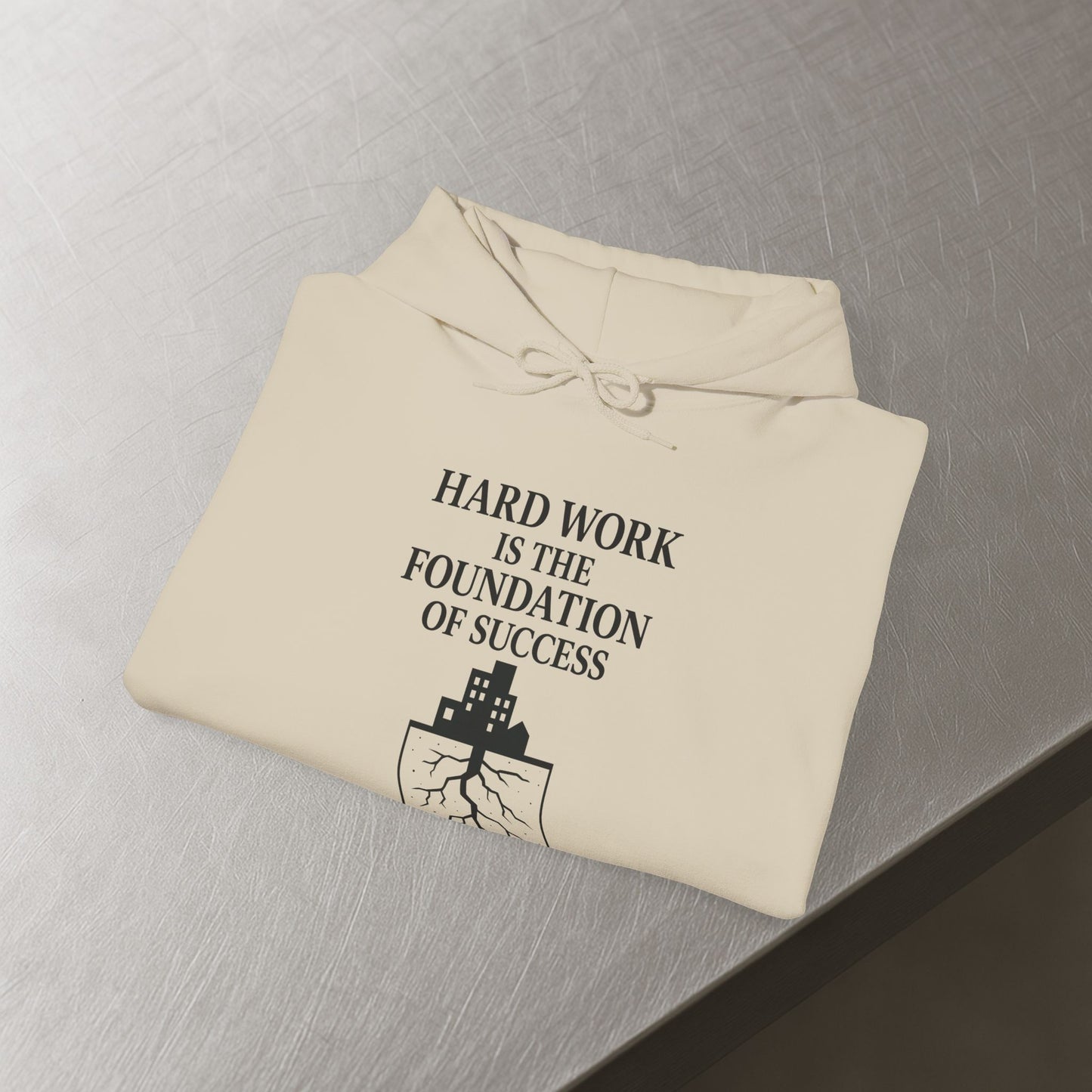 'Hard work is the Foundation of Success' Men's Hoodie, Motivational Sweater
