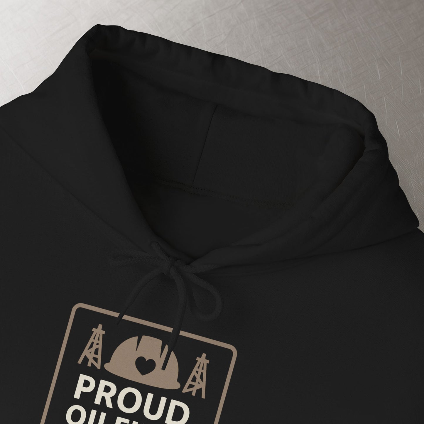 'Proud Oilfield Worker' Hoodie, Motivational Sweater