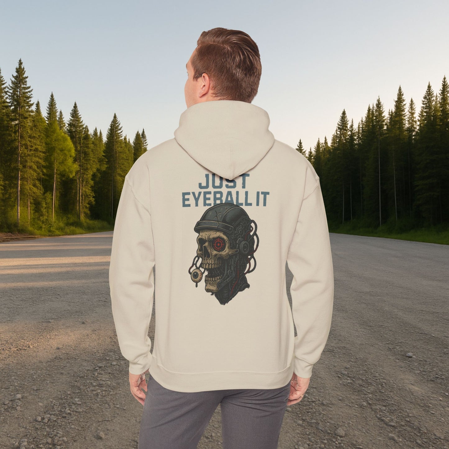 'Just Eyeball It' Hoodie, Funny Sweater