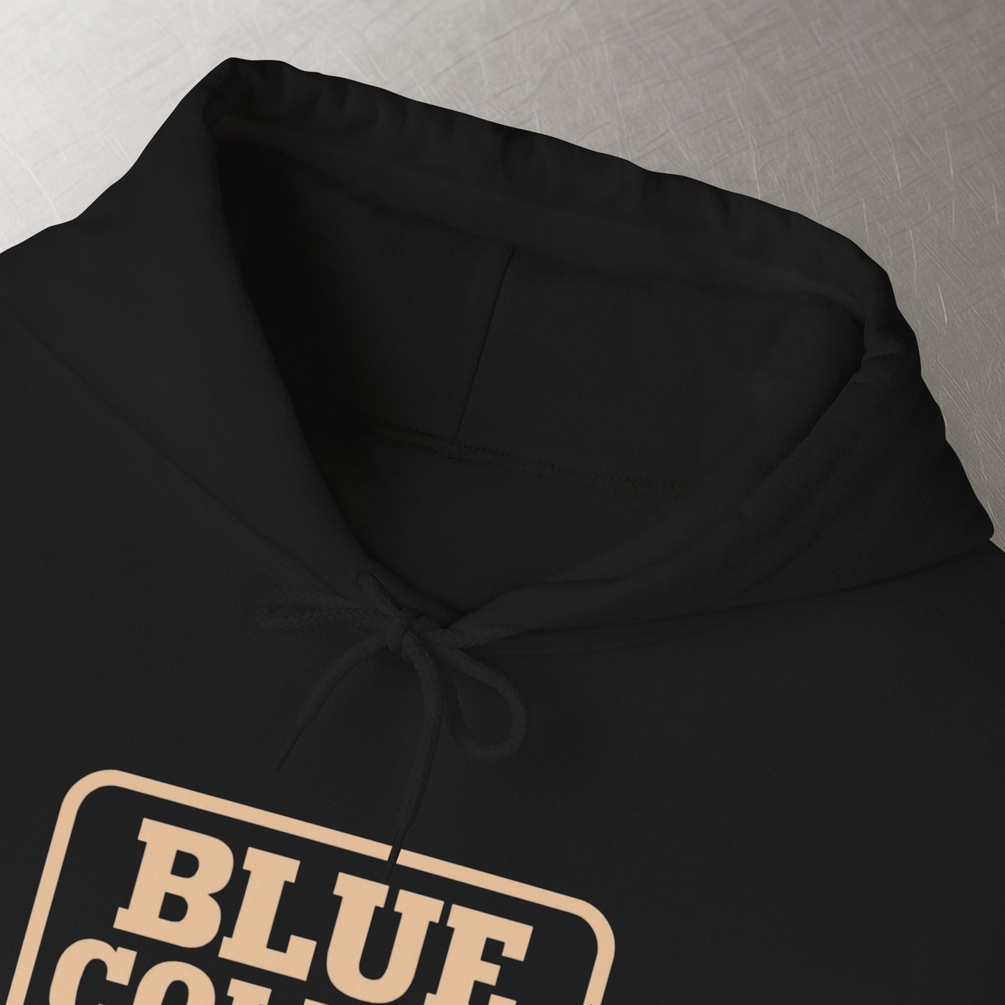 'Blue Collar Trash' Men's Hoodie, Motivational Sweater