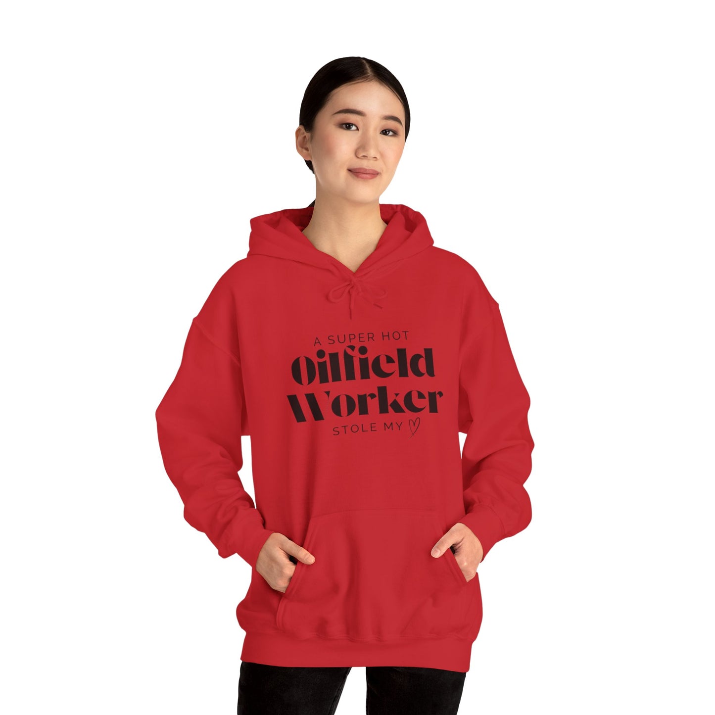 'Superhot Oilfield Worker Stole My Heart' Sweater - Funny Spouse, Wives, Girlfriends Sweater