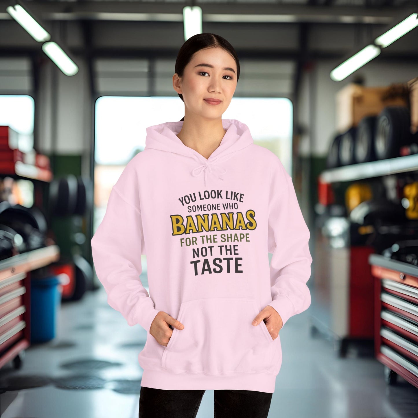 'You Look Like Someone Who Bananas for the Shape Not the Taste' Hoodie, Funny Sweater
