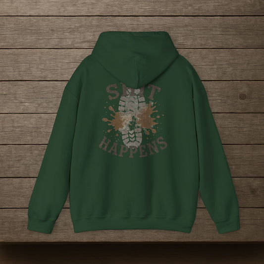 'Shit Happens' Hoodie, Funny Sweater