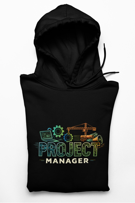Project Manager Blueprint Sweater, Project Management Hoodie