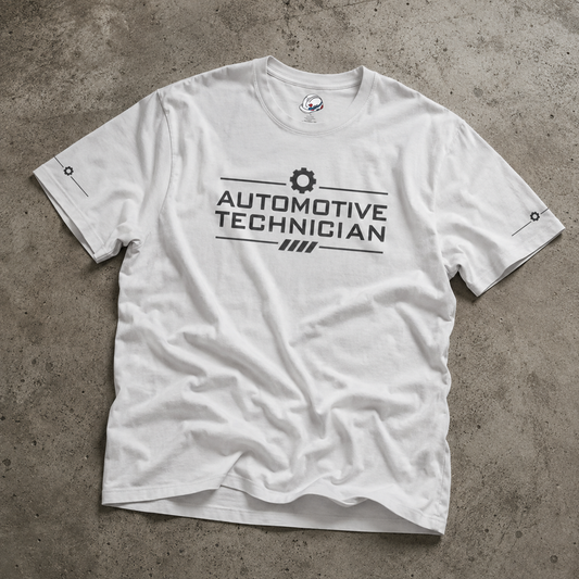 Industrial Badge Automotive Technician T-Shirt, Auto Mechanic T-Shirt