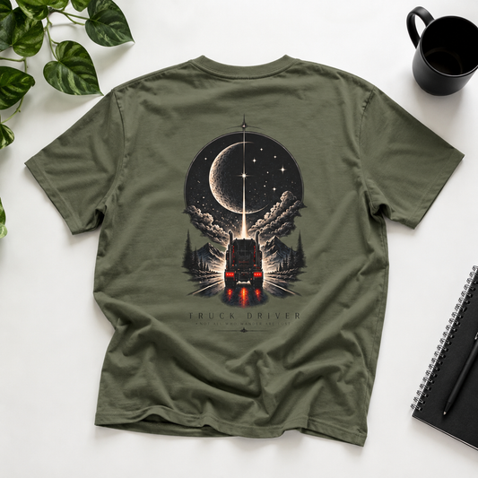 Not All Who Wander Are Lost Semi T-Shirt, Truck Driver Tee Shirt