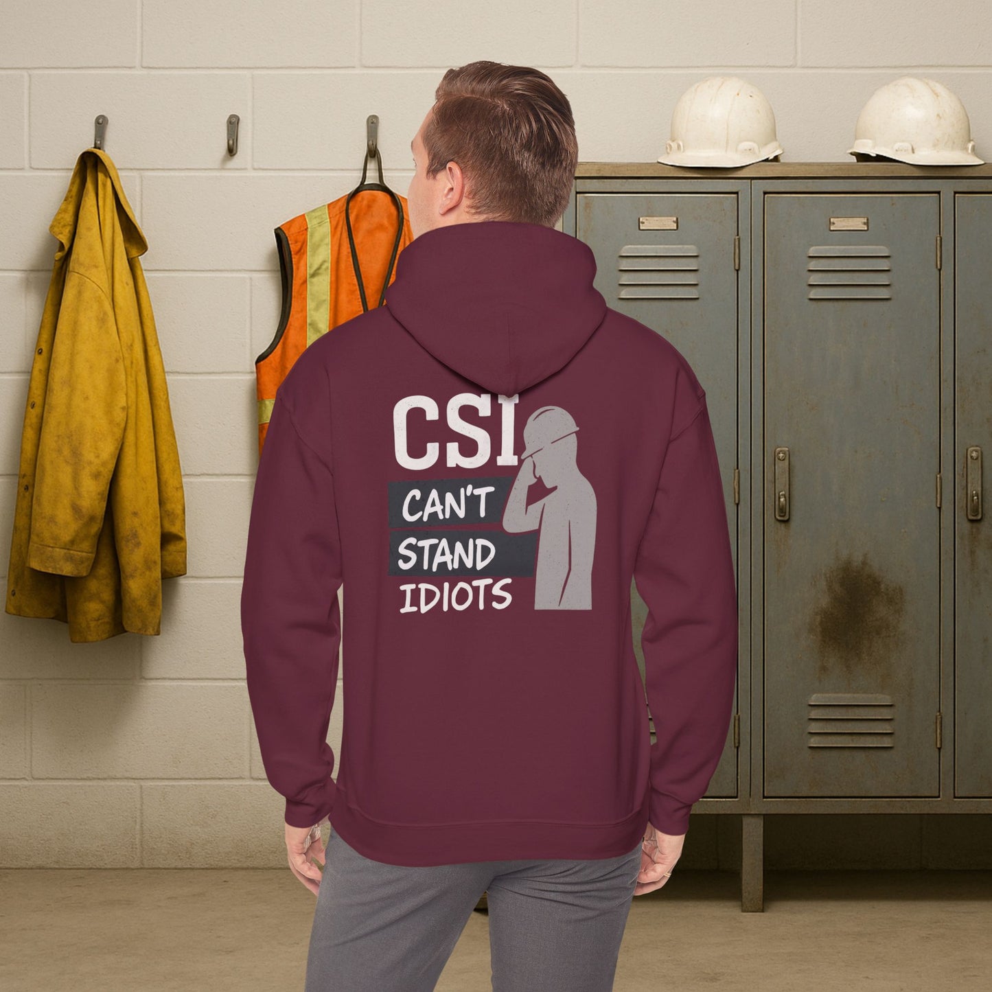 'CSI: Can’t Stand Idiots' Hoodie, Motivational Sweater