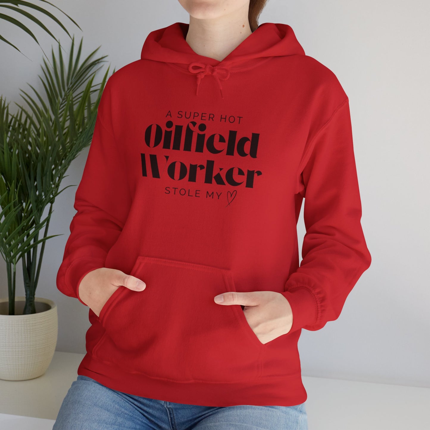 'Superhot Oilfield Worker Stole My Heart' Sweater - Funny Spouse, Wives, Girlfriends Sweater