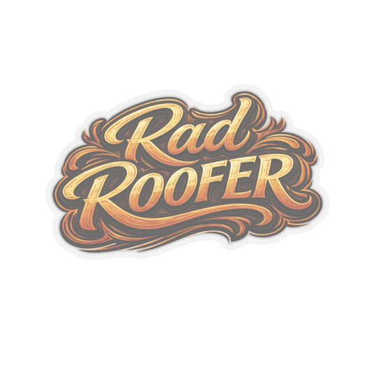 Rad Roofer Sticker, Roofer Hardhat Stickers