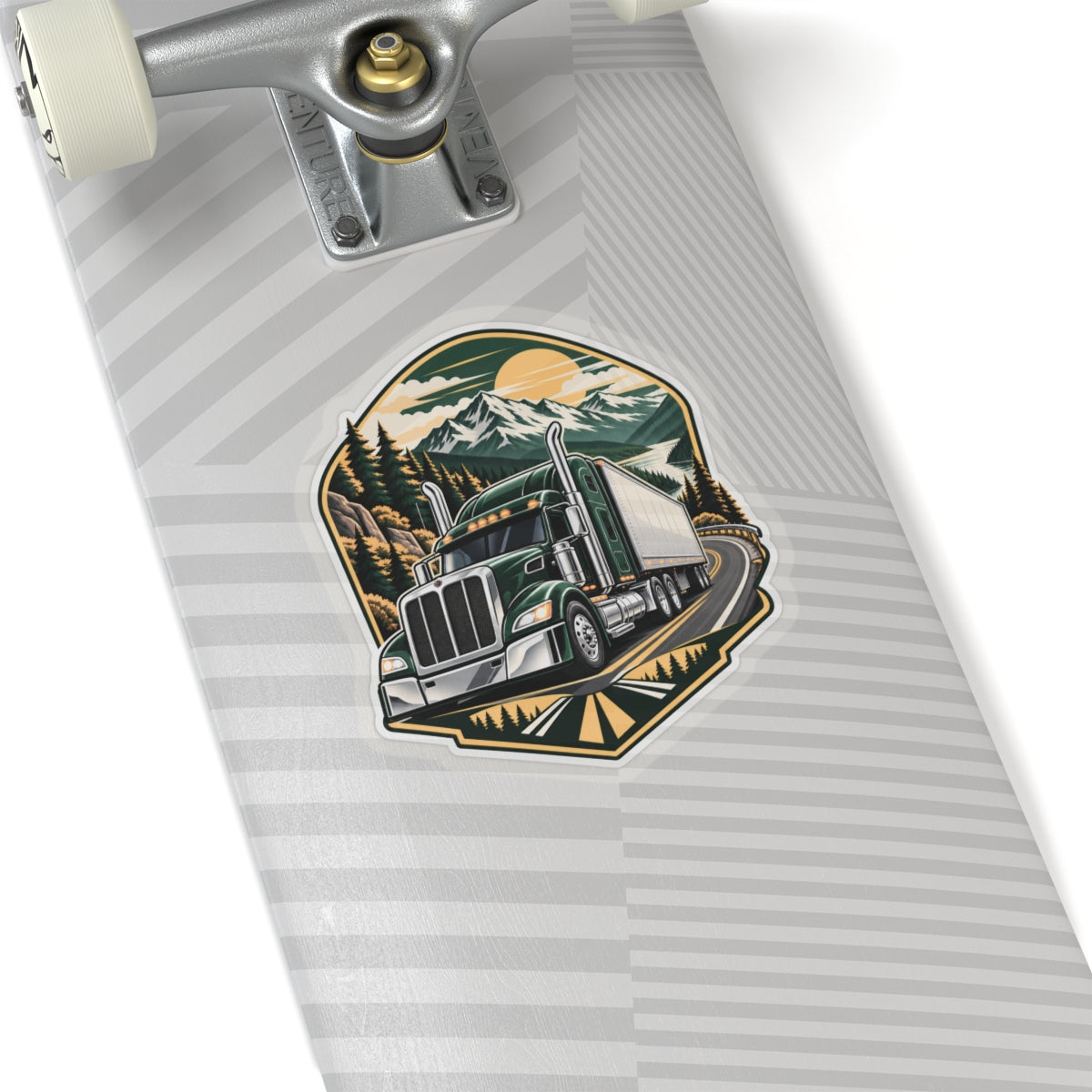 Mountain Haul Semi Sticker, Truck Driver Sticker