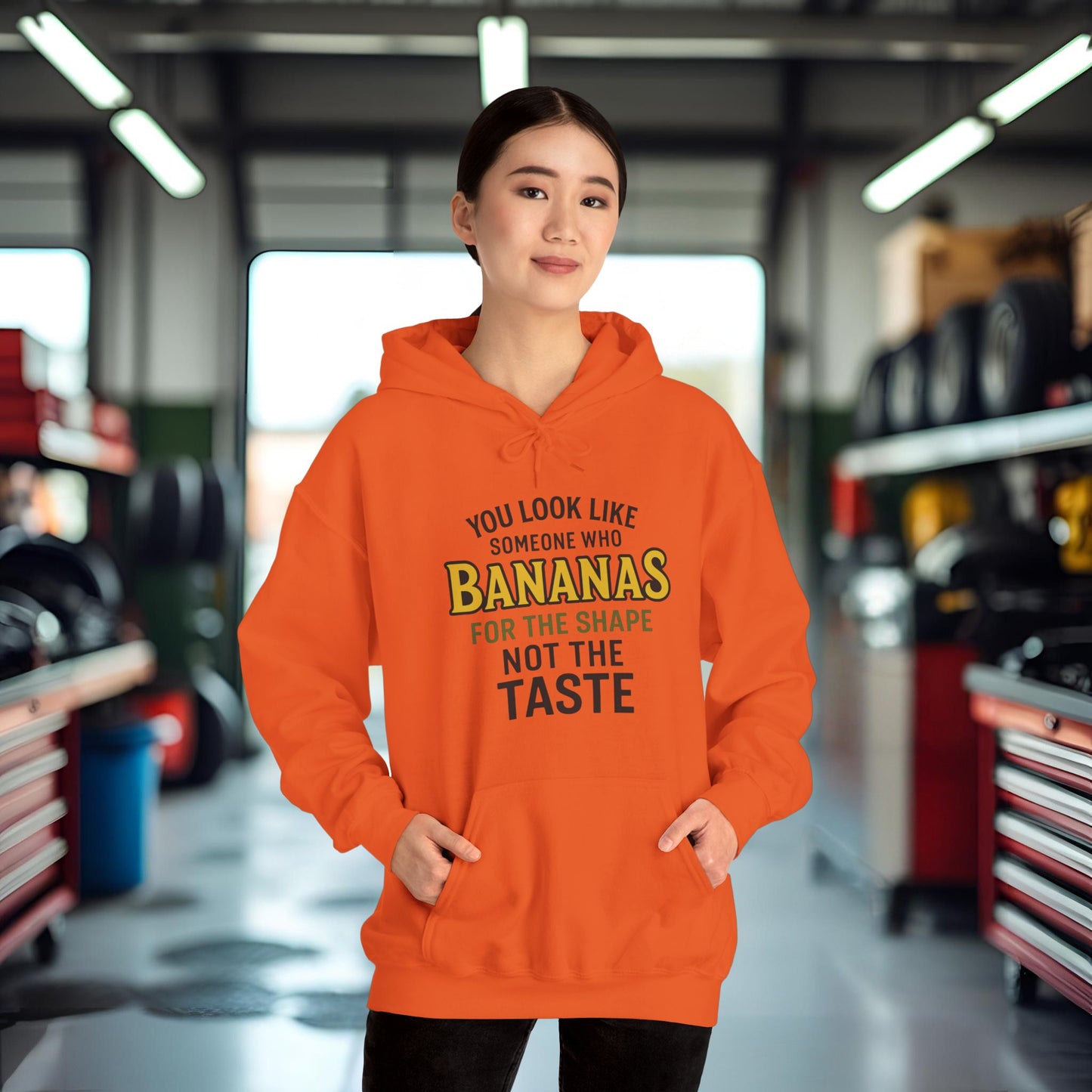 'You Look Like Someone Who Bananas for the Shape Not the Taste' Hoodie, Funny Sweater