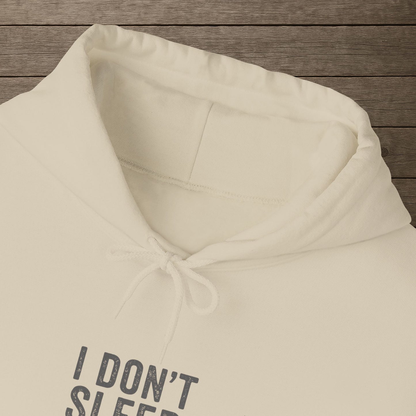 'I Don’t Sleep – I Rotate' Men's Hoodie, Funny Motivational Sweater