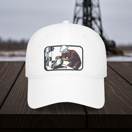 Skeleton Derrickhand Rig Work hat, Derrickhand cap