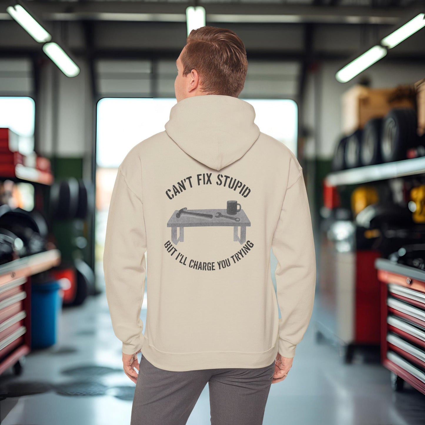 'Can’t Fix Stupid, But I’ll Charge You Trying' Hoodie, Motivational Sweater