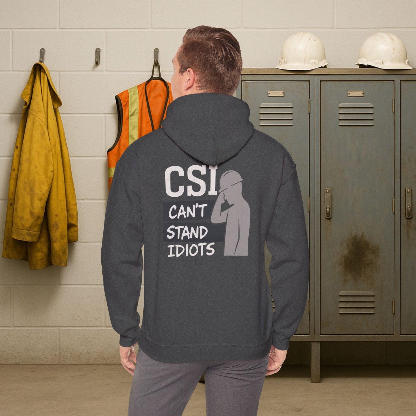 'CSI: Can’t Stand Idiots' Hoodie, Motivational Sweater