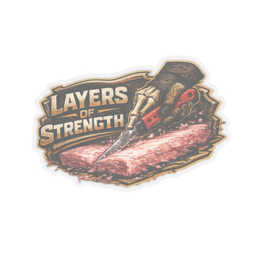 Insulator Skeleton Hand Sticker, Insulator Knife Hardhat Stickers