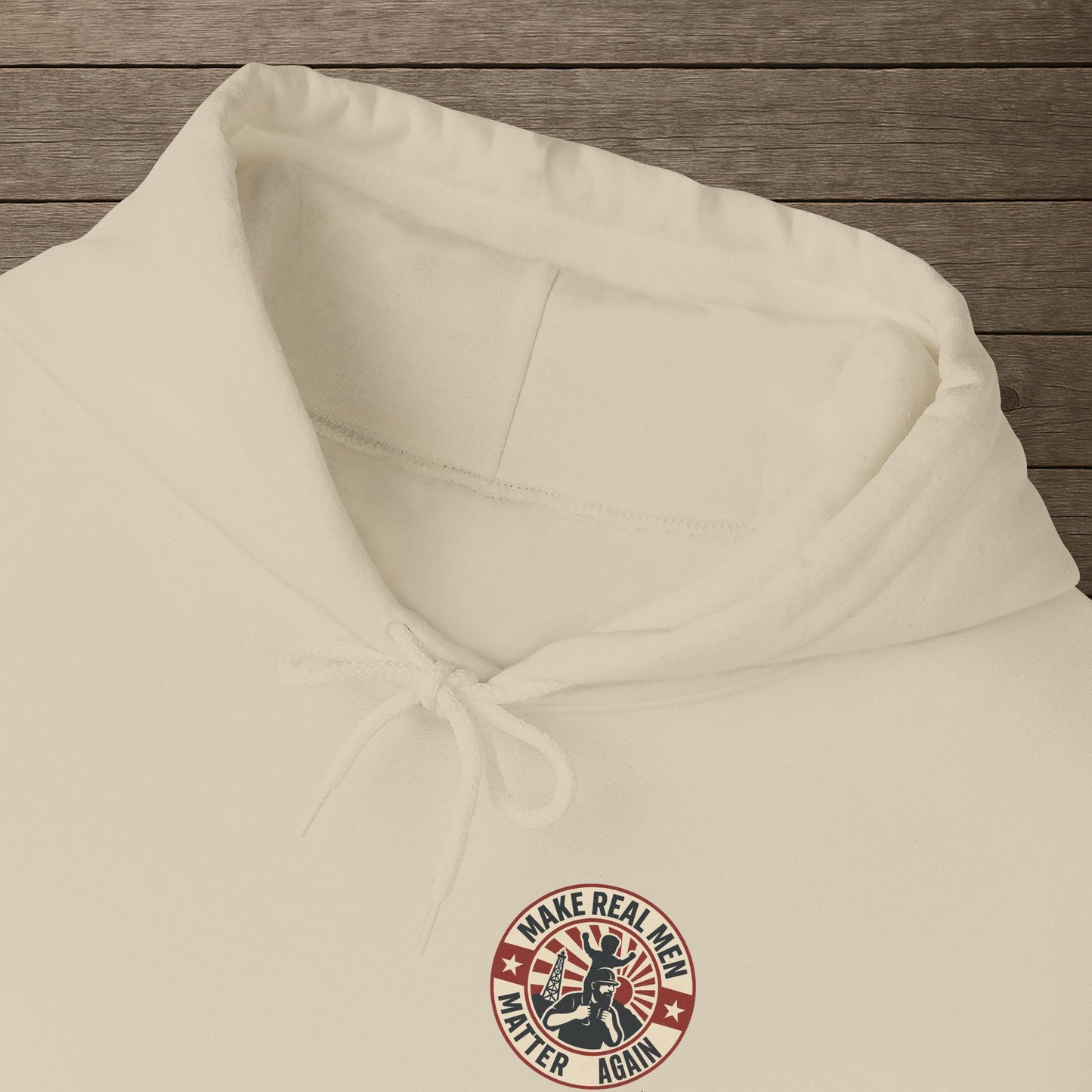 'Make Real Men Matter Again' Men's Hoodie, Motivational Sweater