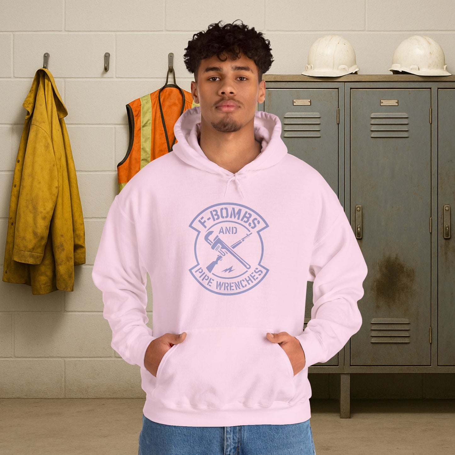 'F-Bombs and Pipe Wrenches' Hoodie, Motivational Sweater