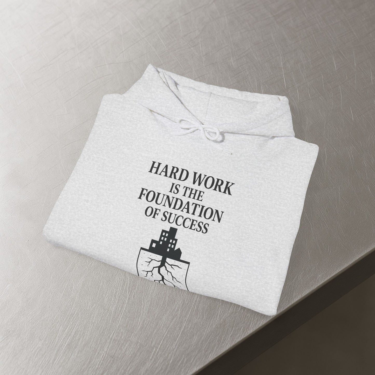 'Hard work is the Foundation of Success' Men's Hoodie, Motivational Sweater