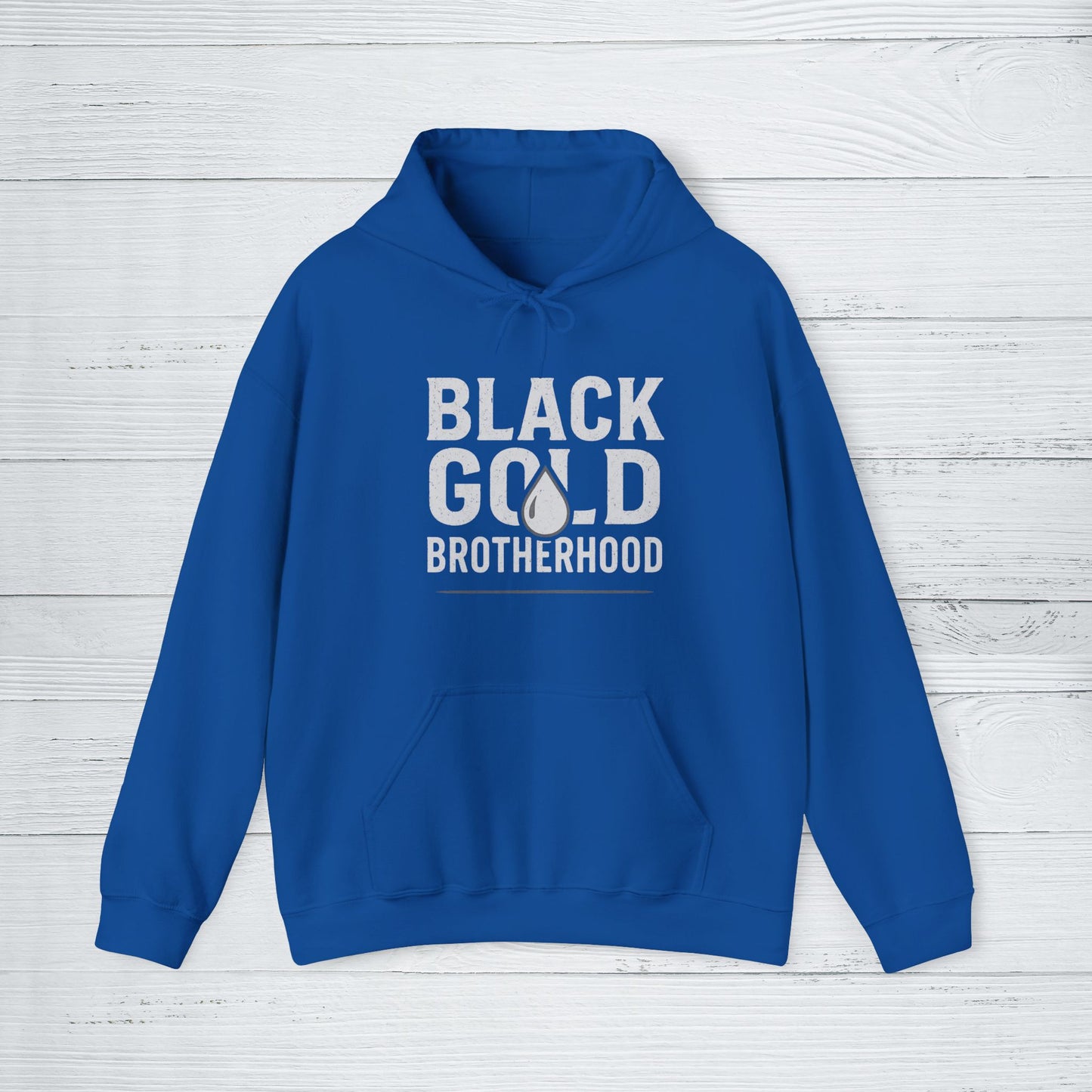 'Black Gold Brotherhood' Hoodie, Motivational Sweater