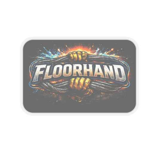 Floorhand Sticker, Floor Hand Hardhat Stickers