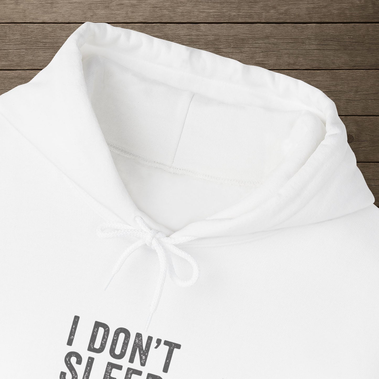 'I Don’t Sleep – I Rotate' Men's Hoodie, Funny Motivational Sweater